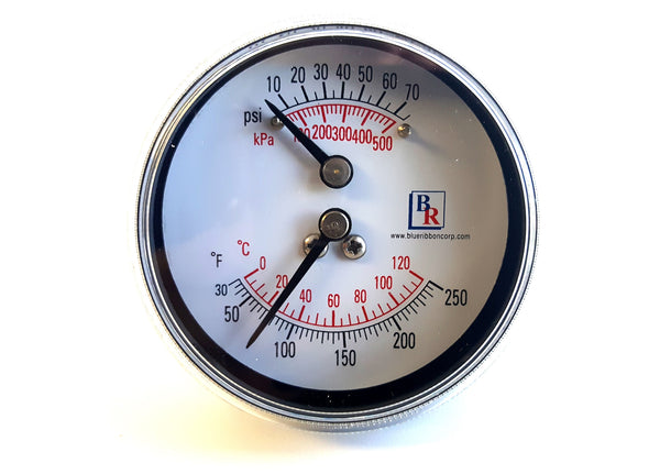 Tridicator/Boiler Gauge Model BRPT , Tridicator/Boiler Gauge, NWIM