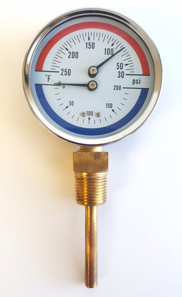 Tridicator/Boiler Gauge Model BRPT , Tridicator/Boiler Gauge, NWIM
