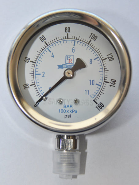 2.5" Dial  Bottom Connected Gauge SS Model BR300 , Gauge, NWIM
